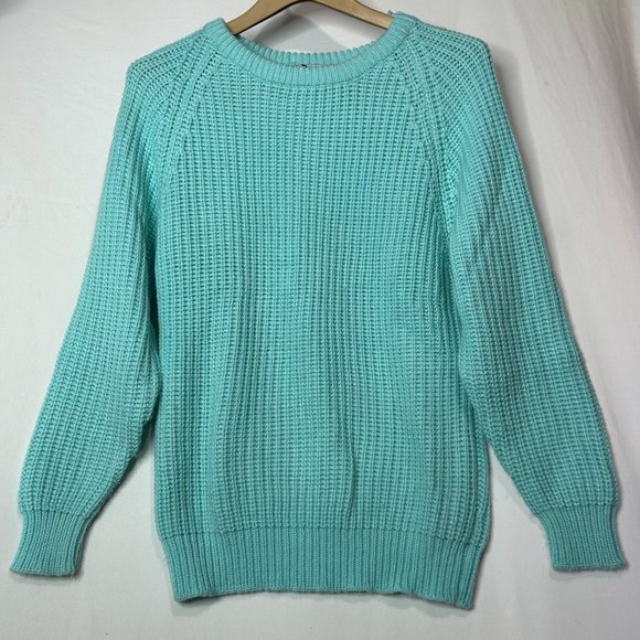 Capaccino Sweater Women's Size‎ Small Sky Blue Knit - Picture 1 of 4